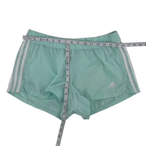 Adidas Seafoam Dri Fit Athletic Shorts Size Medium (12/14) Women’s - Picture 4 of 5
